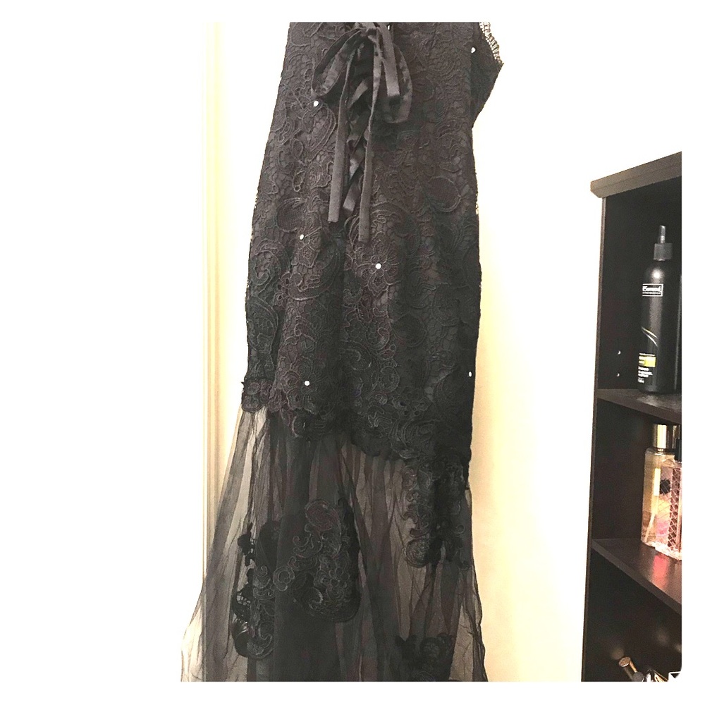 Beautiful black corset dress